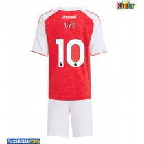 Arsenal Eberechi Eze #10 Heimtrikotsatz Kinder 2025-26 Kurzarm (+ Kurze Hosen)